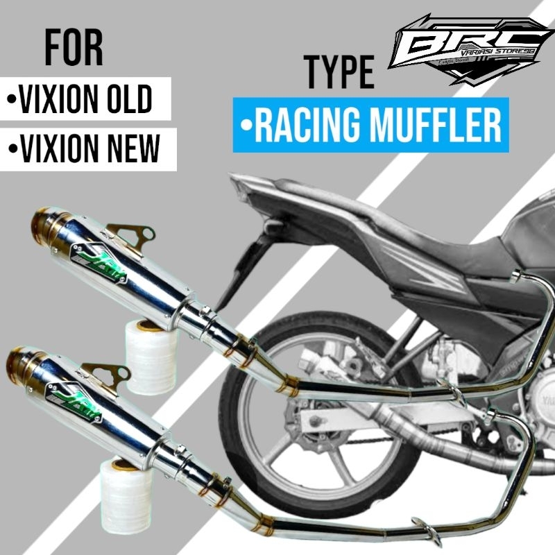 Knalpot racing JRM full croom pnp Vixion old• vixion new