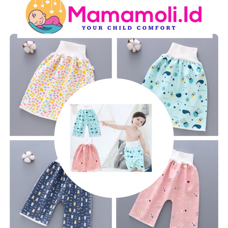 Special Celana Rok Ompol Ngompol Anak Bayi Celana Perlak Pipis Anak Waterproof Rok Clodi Anti Ngompo