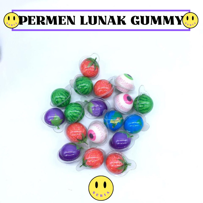 Permen Lunak Besar DSM Bola Gummy Mata/Permen Lunak Viral