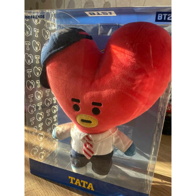 Official BT21 Tata school standing doll (preloved)