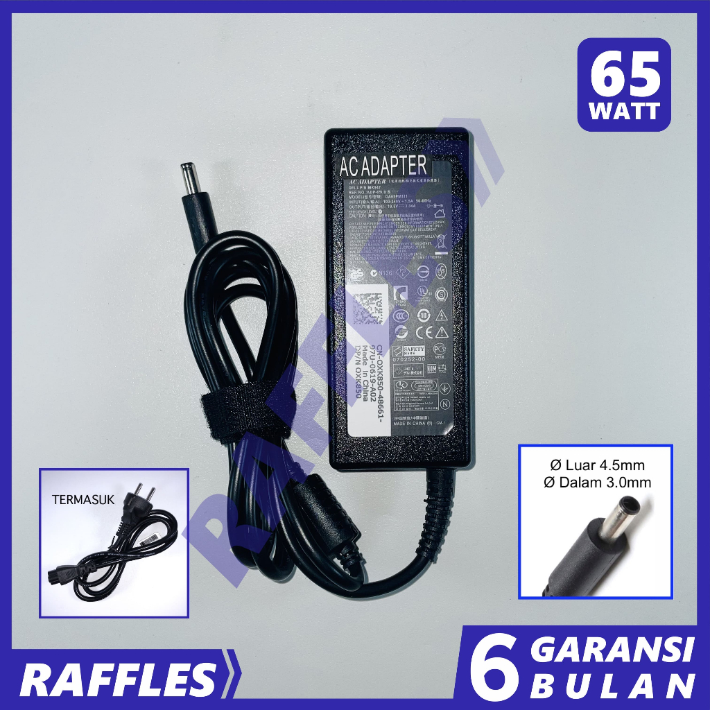 Adaptor Charger Dell Inspiron 3511 3585 5410 5418 P74G