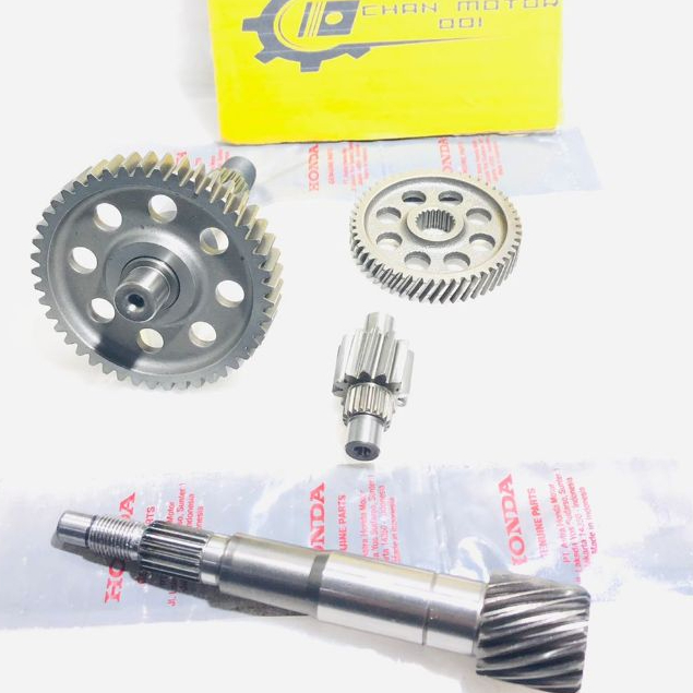 AS GEAR BOX GIR PULLY GARDAN RASIO SET HONDA BEAT FI K25 STATER KASAR SCOOPY FI K16 STATER KASAR TAH