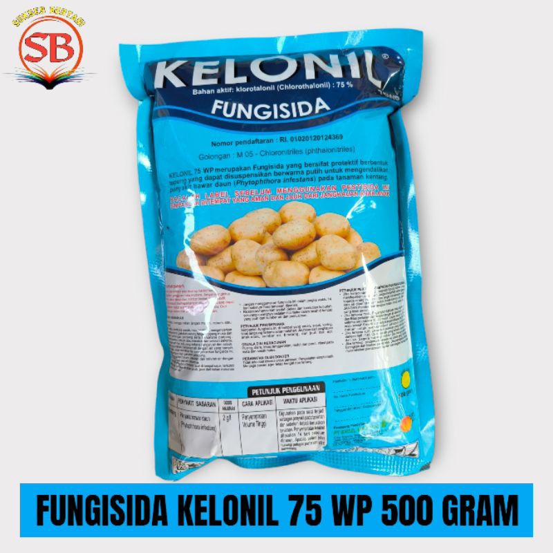 FUNGISIDA KELONIL 75 WP - 500 GRAM