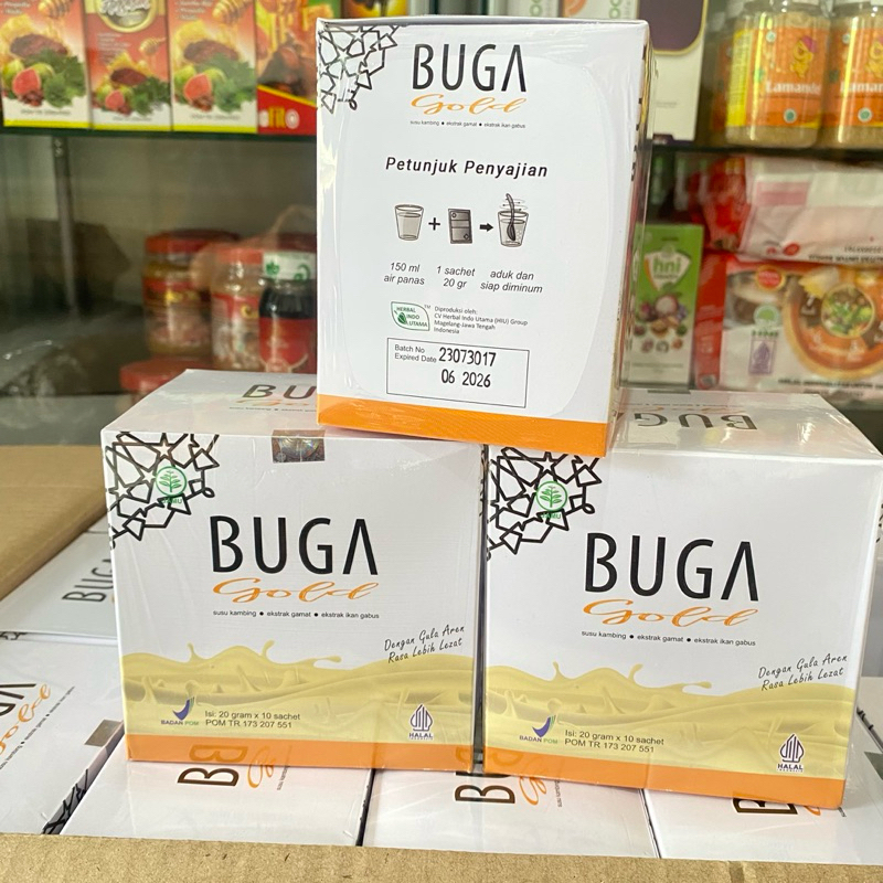 

Susu Kambing Etawa BUGA Gold isi 10 Sachet