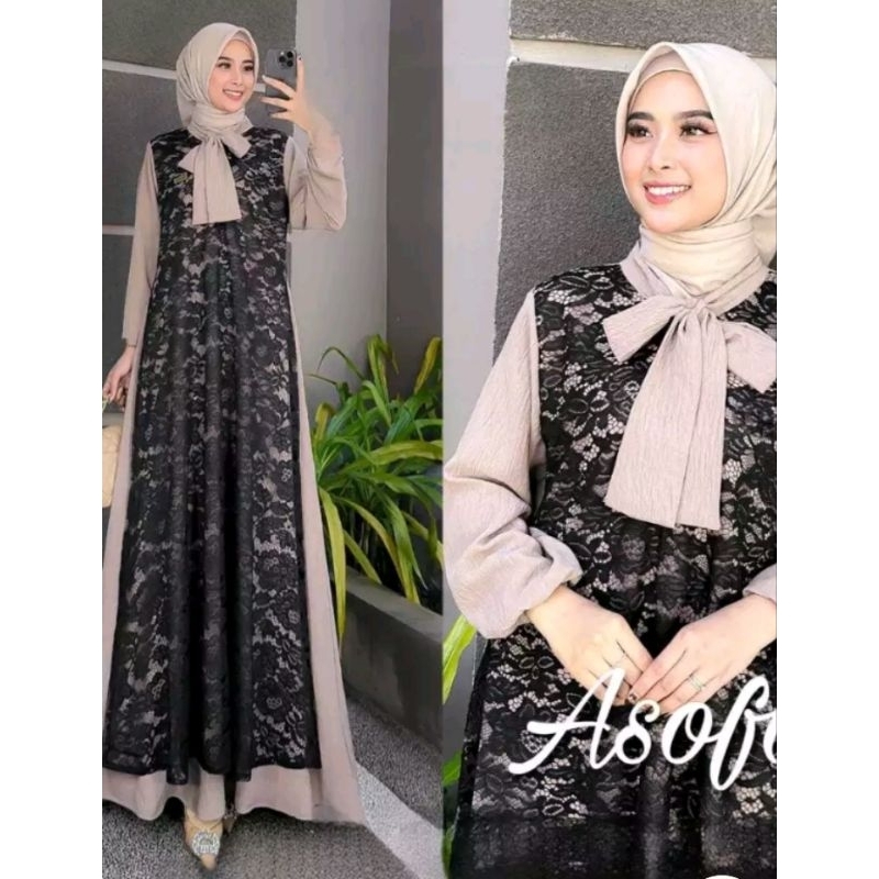 Asofa Gamis Tampil Cantik dan Modis