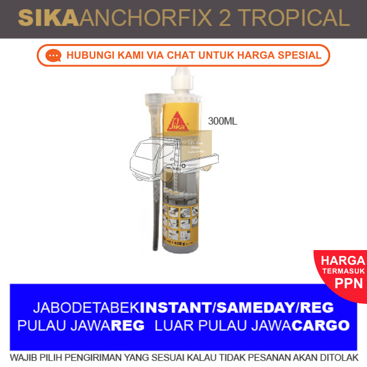 Chemical Anchor Sika AnchorFix 2 / lem beton / lem angkur