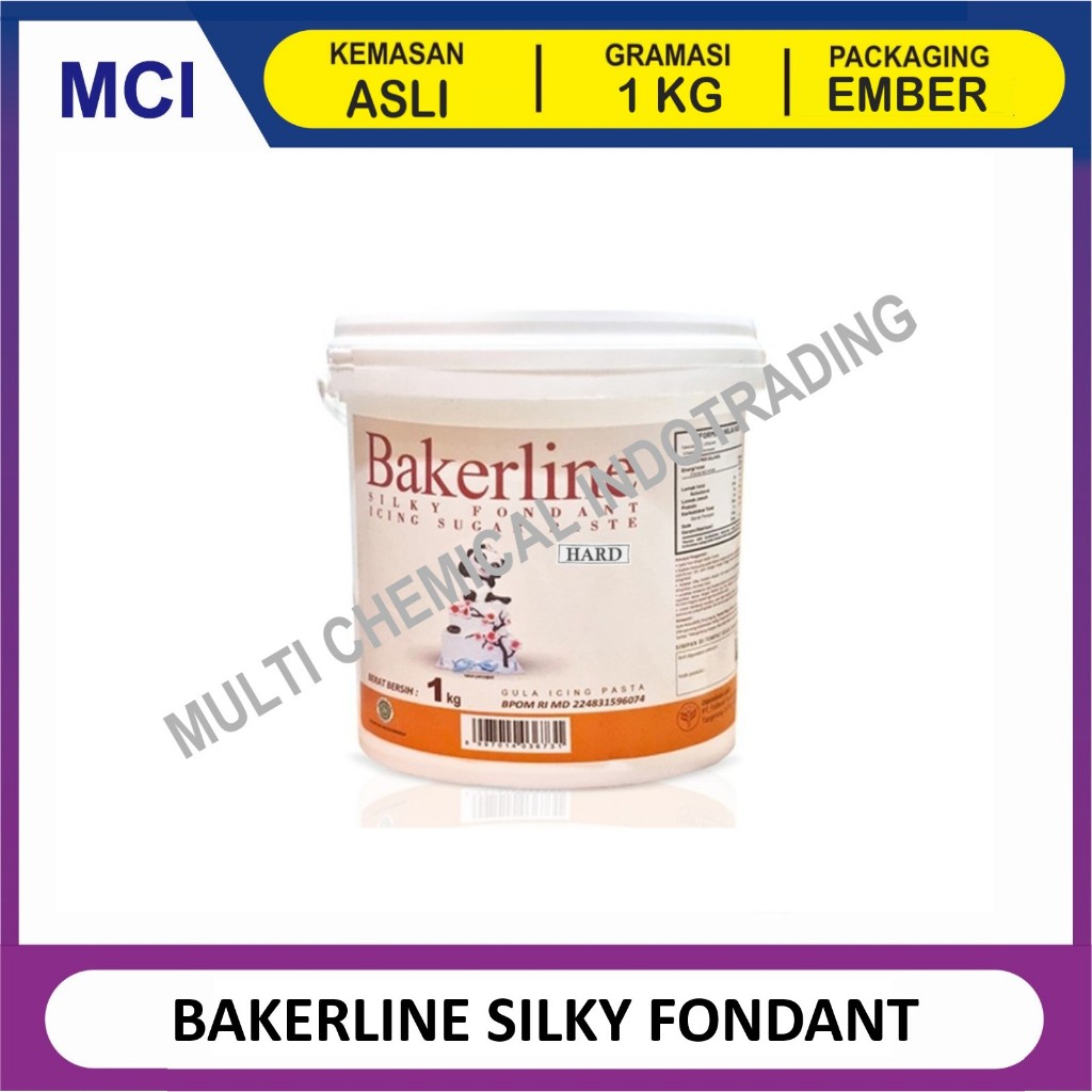 

BAKERLINE SILKY FONDANT HARD 1 KG
