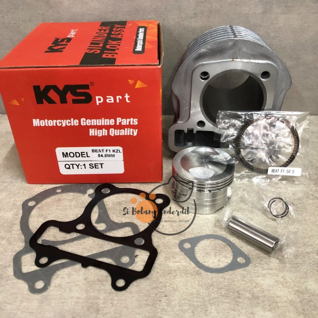 BLOK SEHER RACING BEAT FI 54.5 MM BORE UP KODE KZL SILINDER BLOK RACING BEAT FI BORING RACING MURAH 