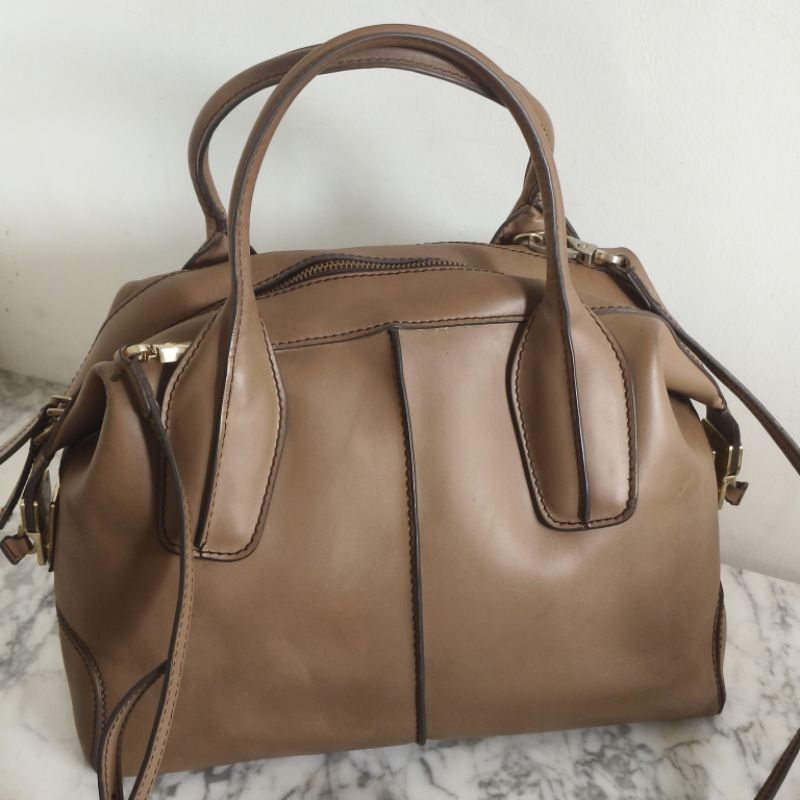 PRELOVED Authentic Tod's D styling Bauletto bag - Tas Kulit tote bag
