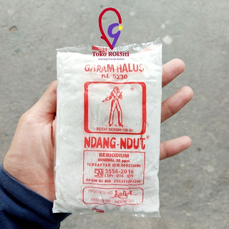 

(TRS) garam dapur ndang-ndut