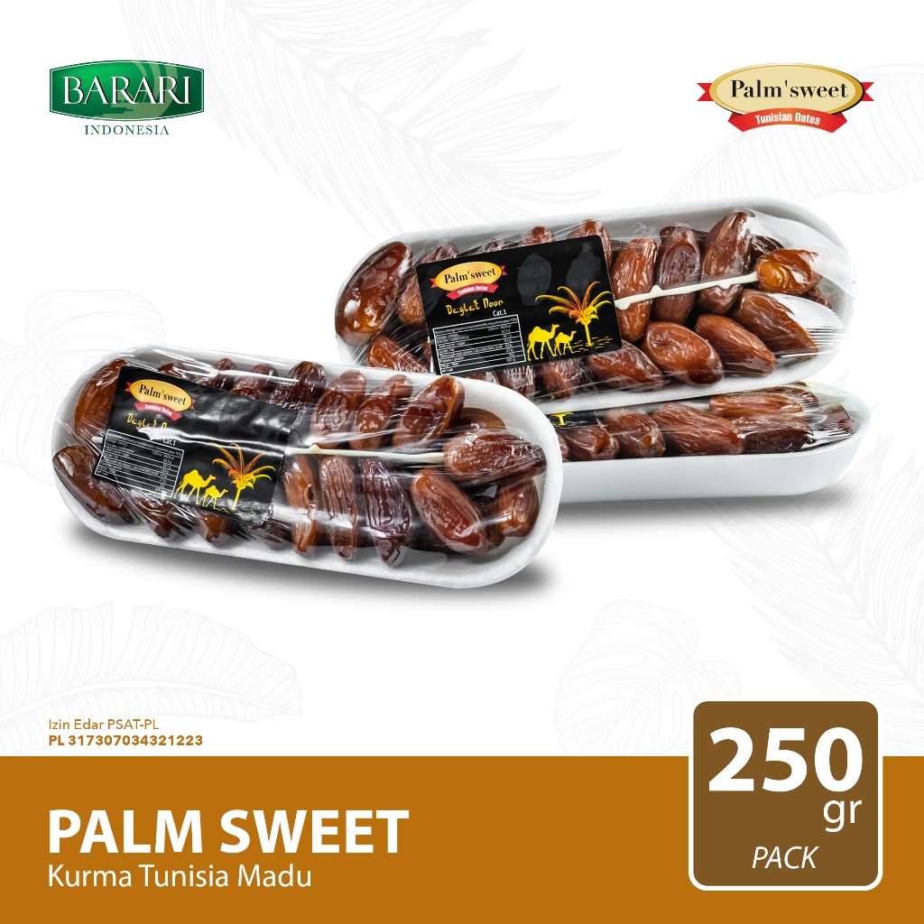 

PALM SWEET Kurma Tunisia Madu 250gr Premium Dates High Quality Tekstur Lembut dan Renyah