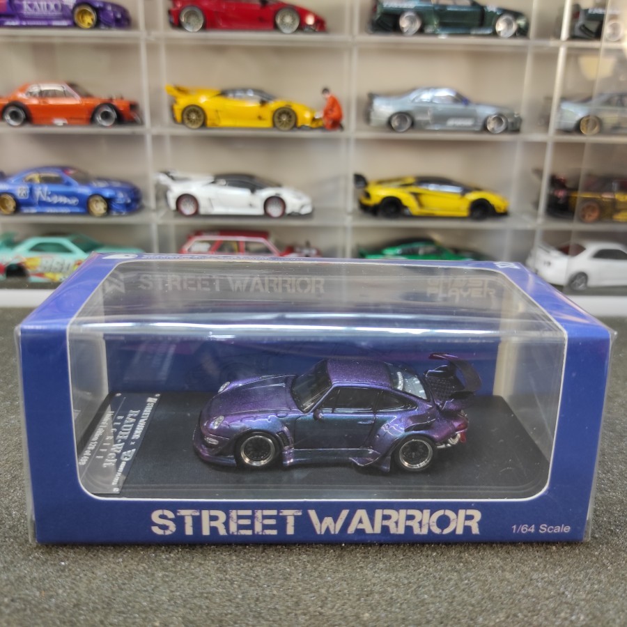 STREET WEAPON 1/64 RWB 993 CHAMELON LOW WINGS