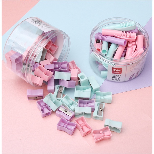 

Mini Pensil Sharpener Macaron Color / Rautan asahan Kecil warna pastel macaron