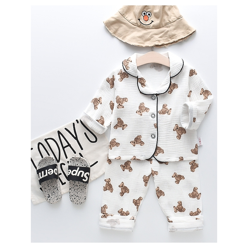 Piyama Lengan Panjang Korean Style Unisex