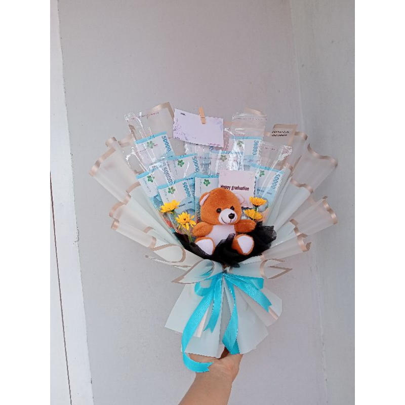 

[Ready][cod]buket boneka/buket uang /buket bunga/buket murah/buket wisuda