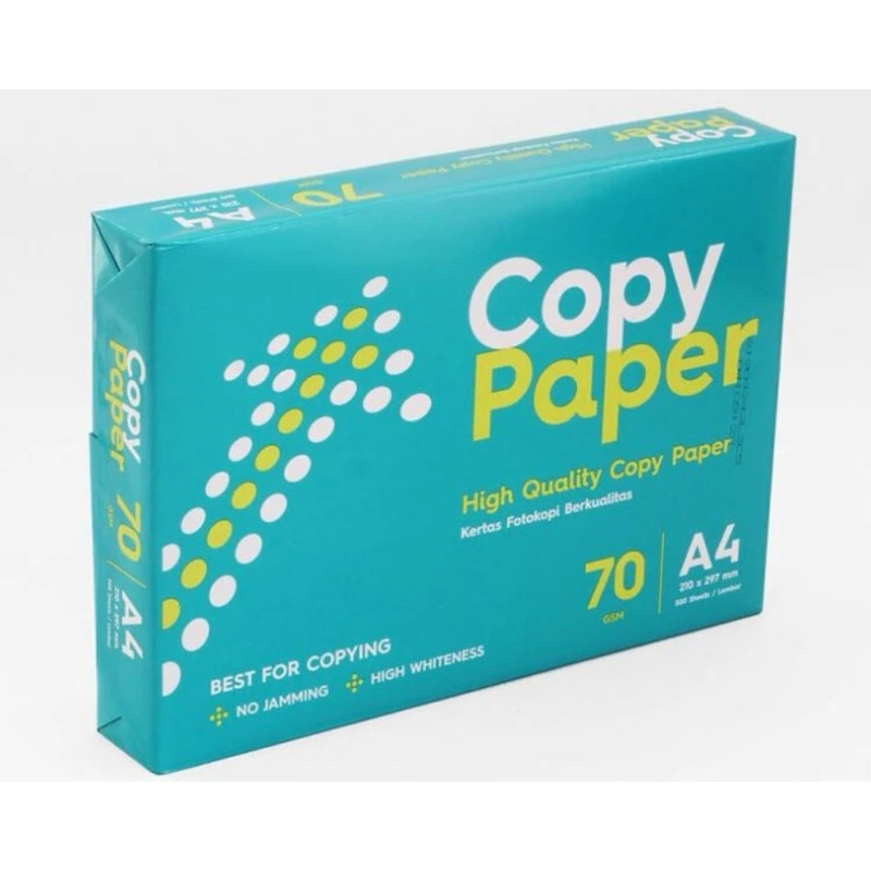 Copy paper A4 75 gram / Kertas Fotocopy Copy Paper A4 75 Gram - 1 RIM