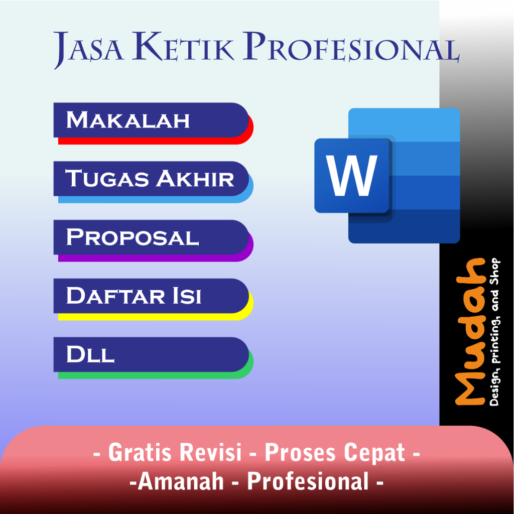 

Jasa Ketik Profesional