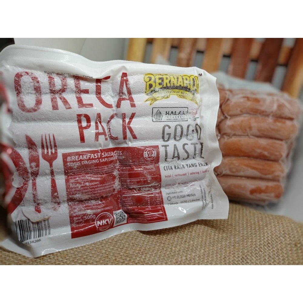 

Bernardi Sosis Sapi Horeca 500gr
