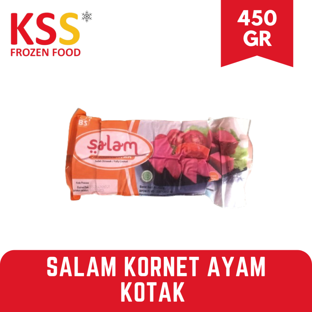 

SALAM KORNET AYAM KOTAK 450 GR