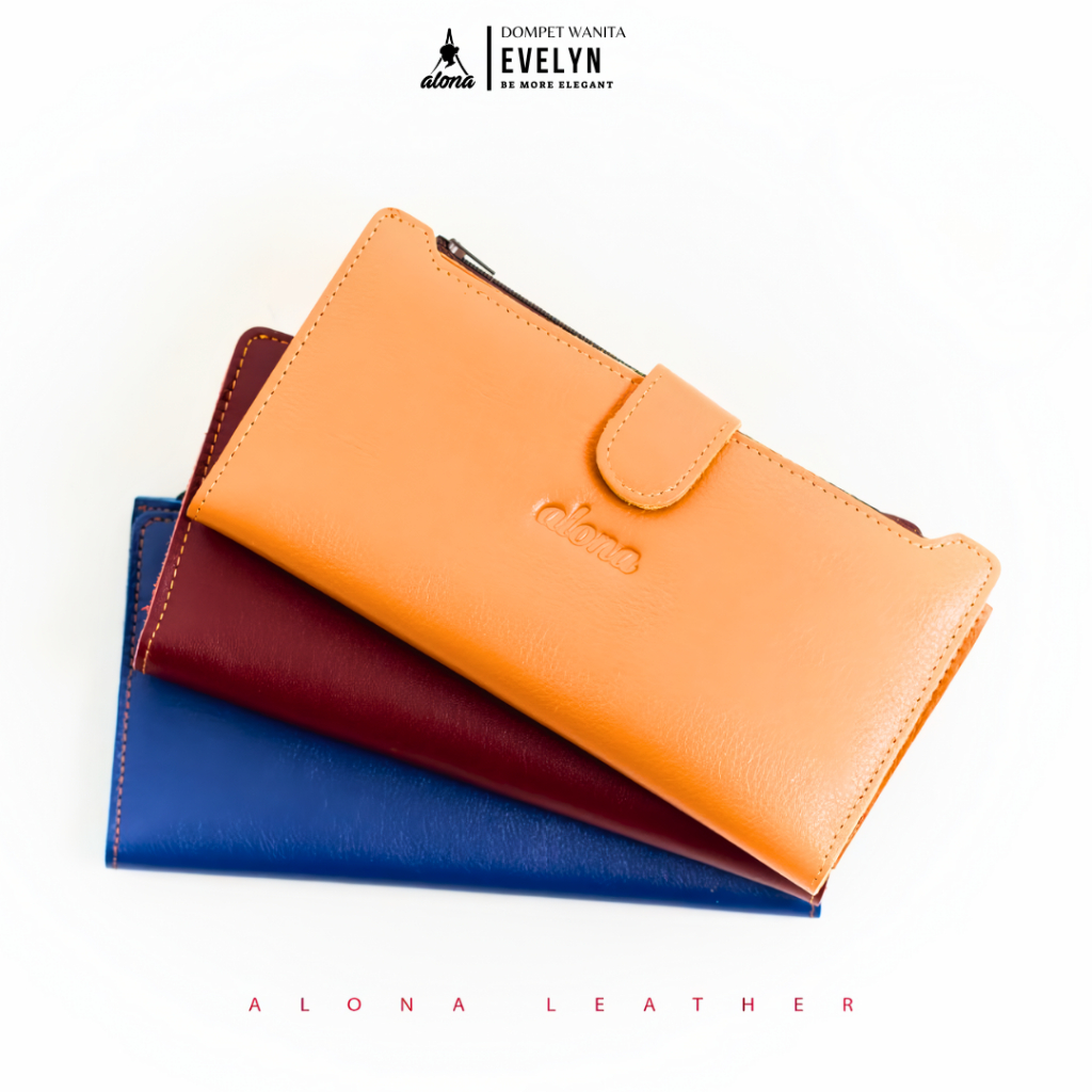 Dompet Panjang Wanita Kulit Alona Evelyn