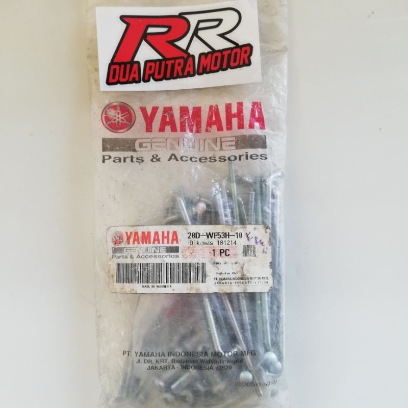 ruji jari jari jari-jari velk velg belakang original ori yamaha mio sporty lama old smile soul fino 