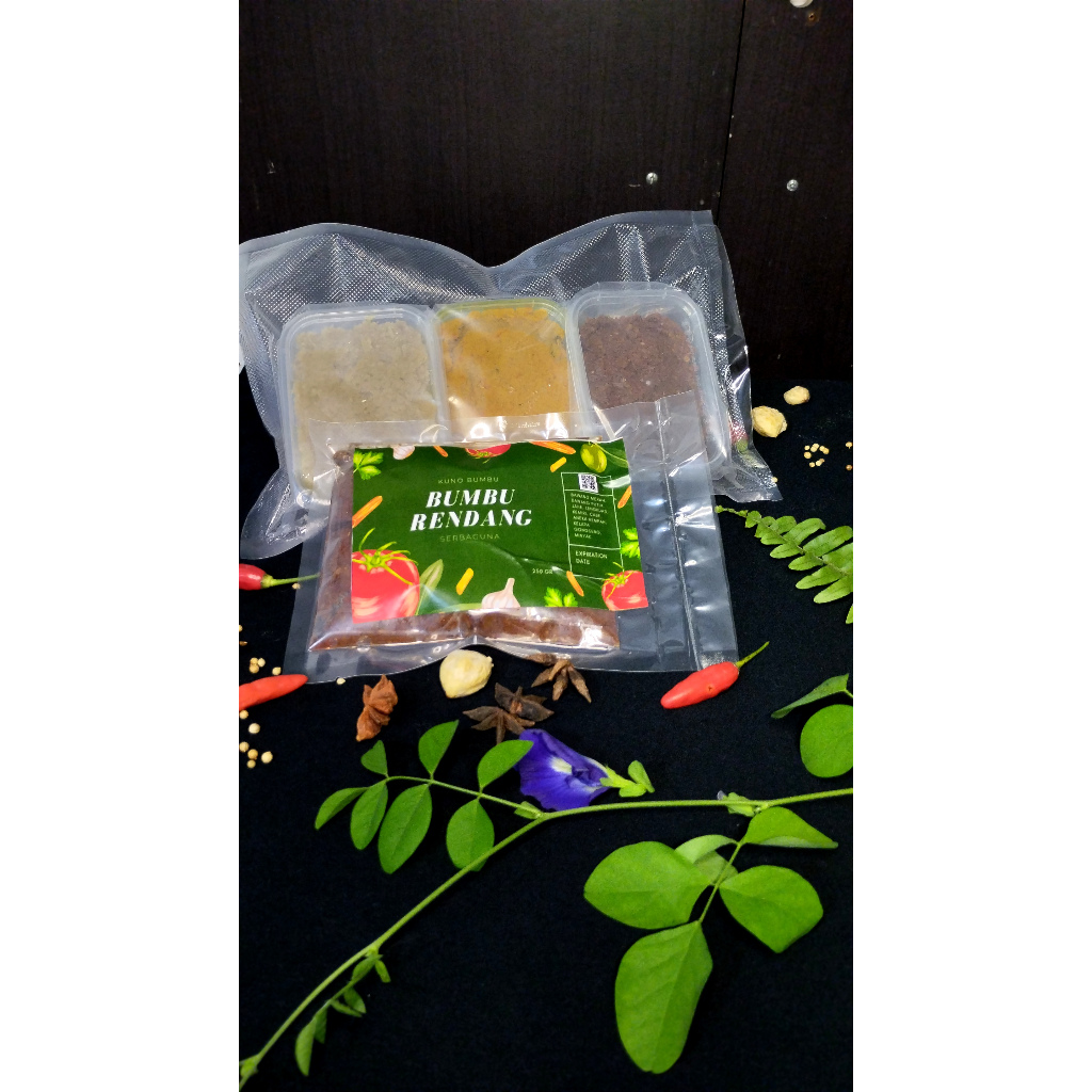 

Bumbu Rendang Padang Ibu Ros 250gr (tidak pedas)