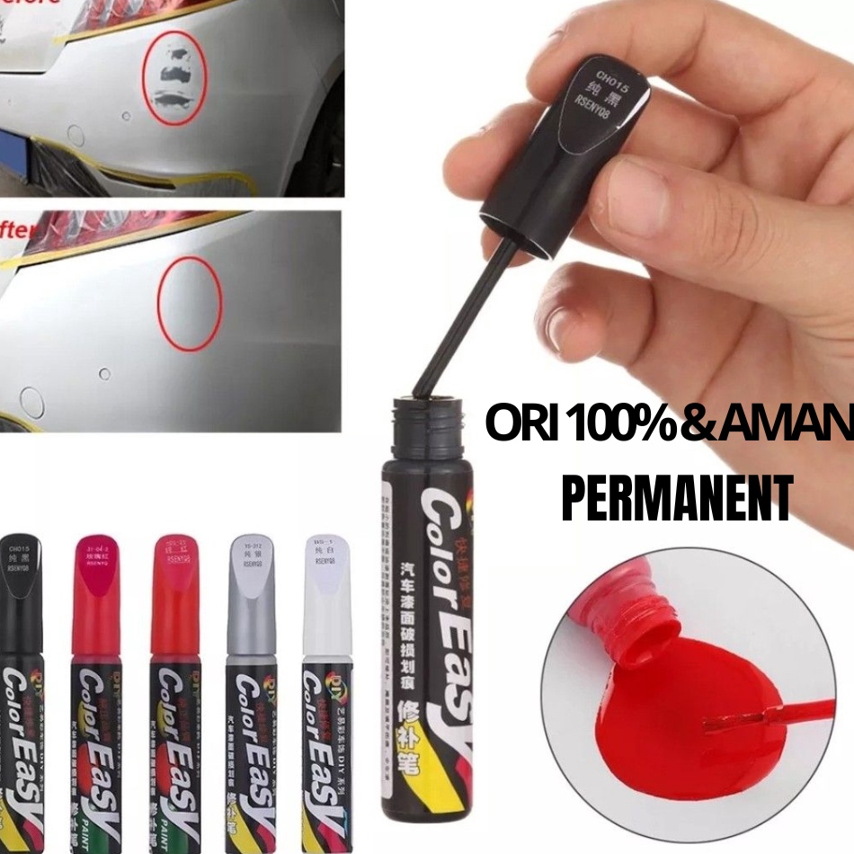 

Color Easy Cat Spidol Penghilang Baret Lecet Mobil Motor Car Paint Pen Color Essy Color Easy Coloreasy Car Touch up Pen Scratch remover Spidol Anti Gores Mobil Spidol Ajaib Penghilang Baret Lecet Spidol Koreksi Body Mobil Motor Marker Fix it like j