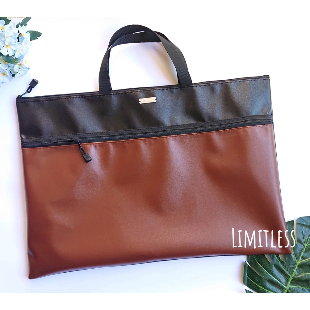 

Limitless Document Bag A3 DUO VINIL GILAP Jumbo Tas Buku Gambar Arsitek Architecture Bag Folder Ukuran Besar s L1D6
