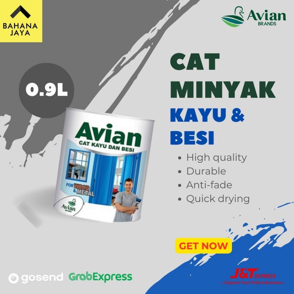 

CAT MINYAK CAT KAYU CAT BESI AVIAN 1 KG CAT 9L READY MANADO t S2B8