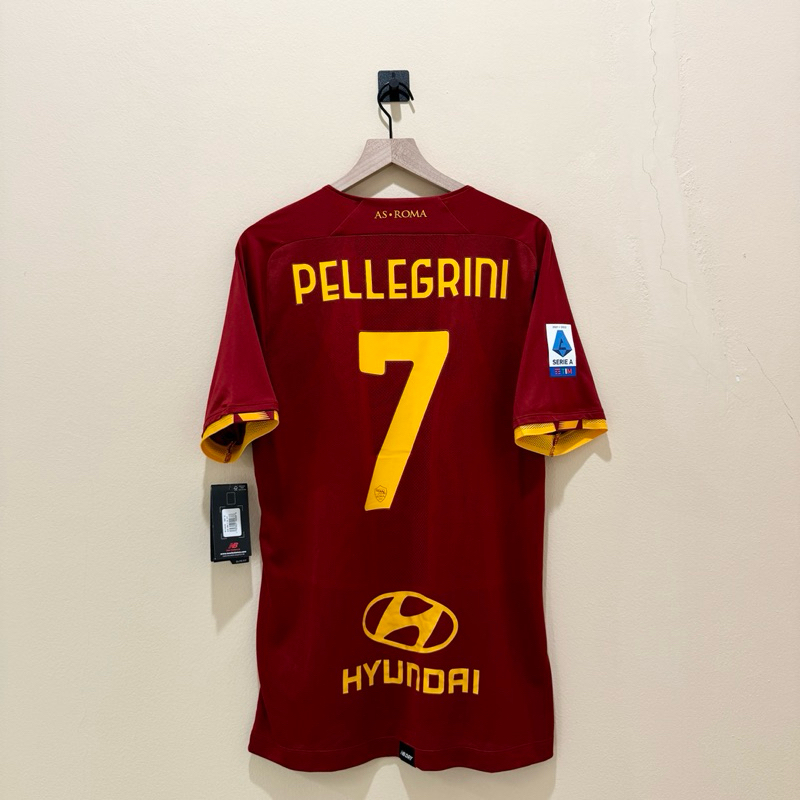 Jersey Original AS Roma Home 2021/2022 Elite Version Authentic Serie A Pellegrini #7