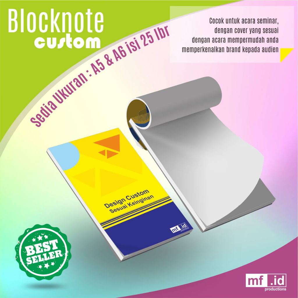 

Blok note Bloknote Custom Kustom Free Design Kualitas Terbaik