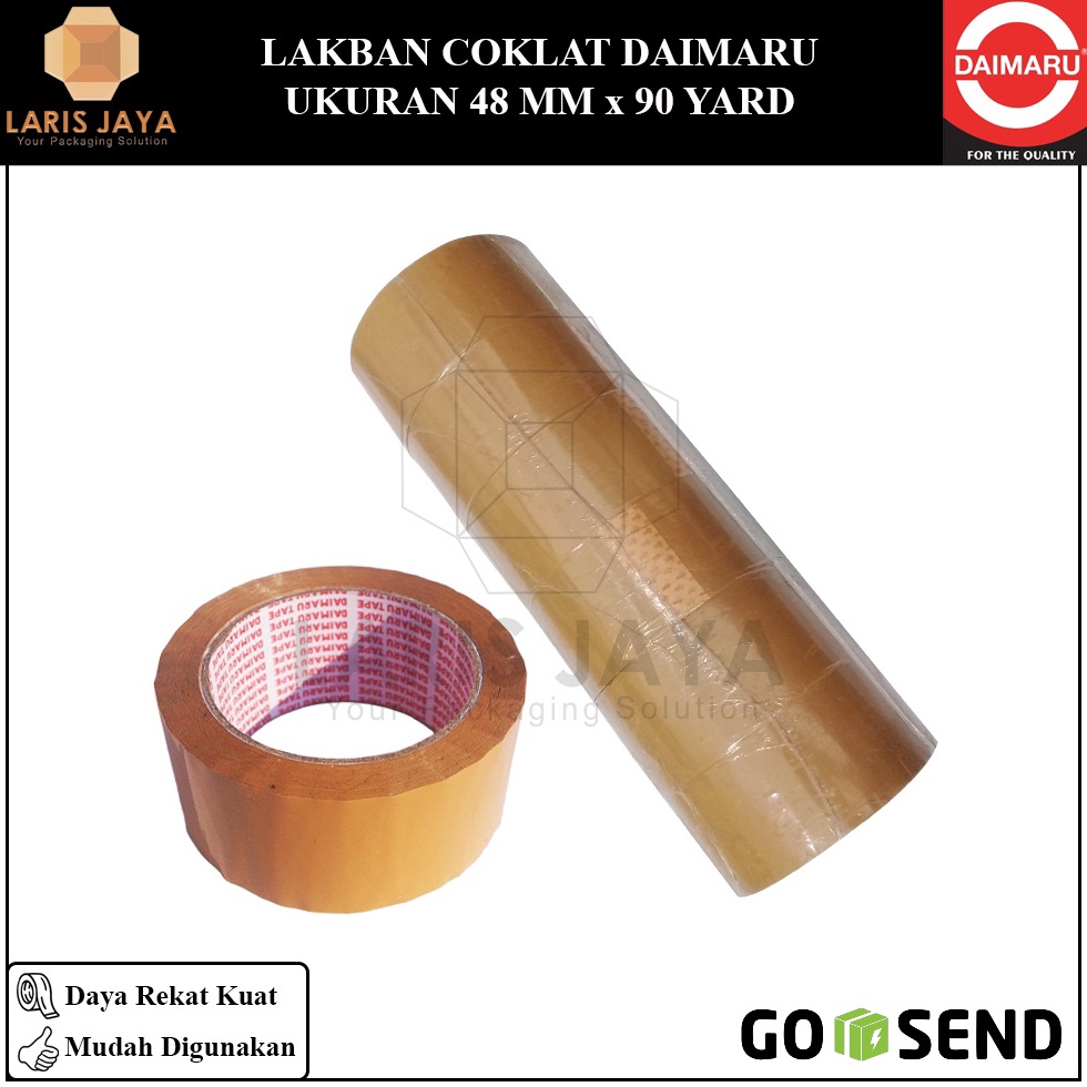 

Paket Lakban Coklat 1 Slop Isi 6 Lakban Isolasi Selotip Merk Daimaru 2 Inch 48 mm x 9 Yard Lakban Coklat 2 6 pcs j G1H7
