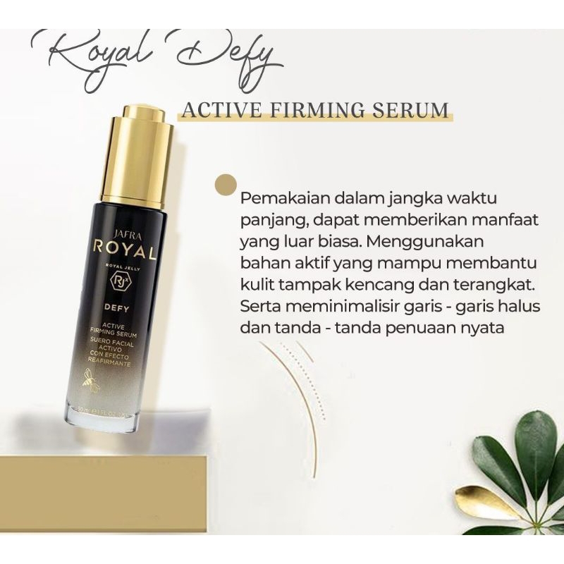 Promo Royal Defy Active Firming Serum Jafra Serum wajah Royal Defy Firming Serum