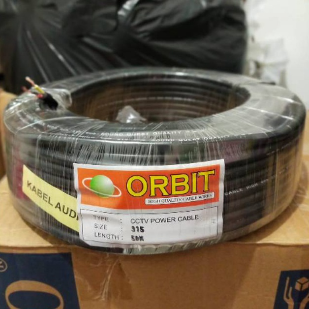 KODE T46G Kabel Listrik serabut 3x15 HTM ORBIT Kabel Pompa Satelit