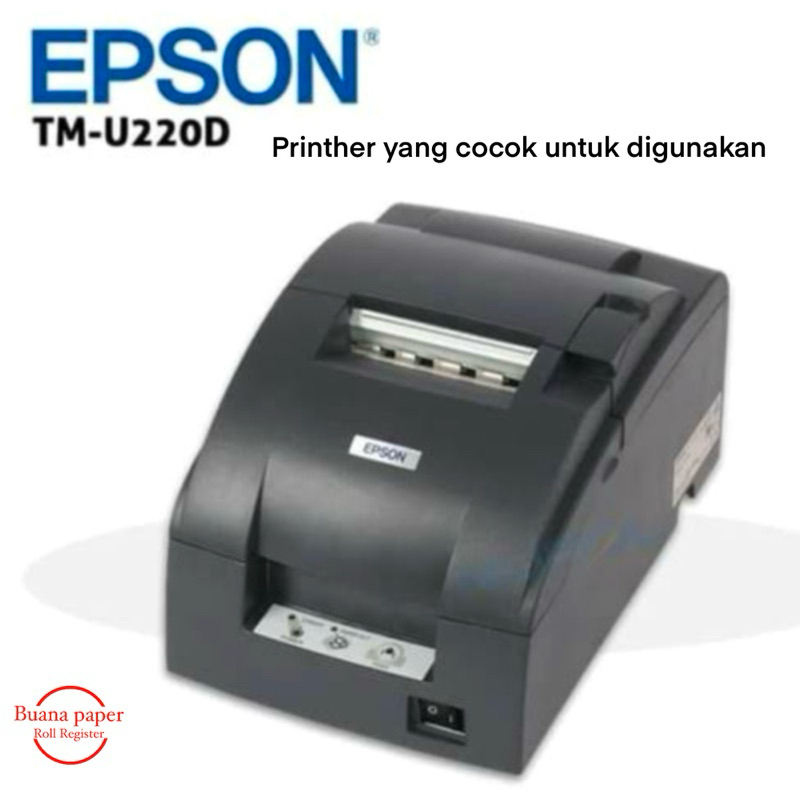 

Ay00! KERTAS KASIR ROLL Putih Merah NCR 2PLY 75x60 Cocok untuk printer kasir Dot Matrix 75mm