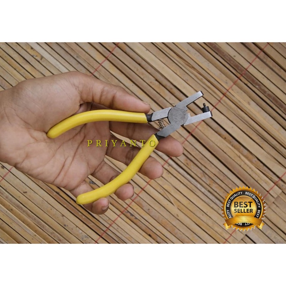 KODE Y69S Alat Pembolong Tali Jam Tangan Gesper Ikat pinggang Ukuran Kecil Model Bulat