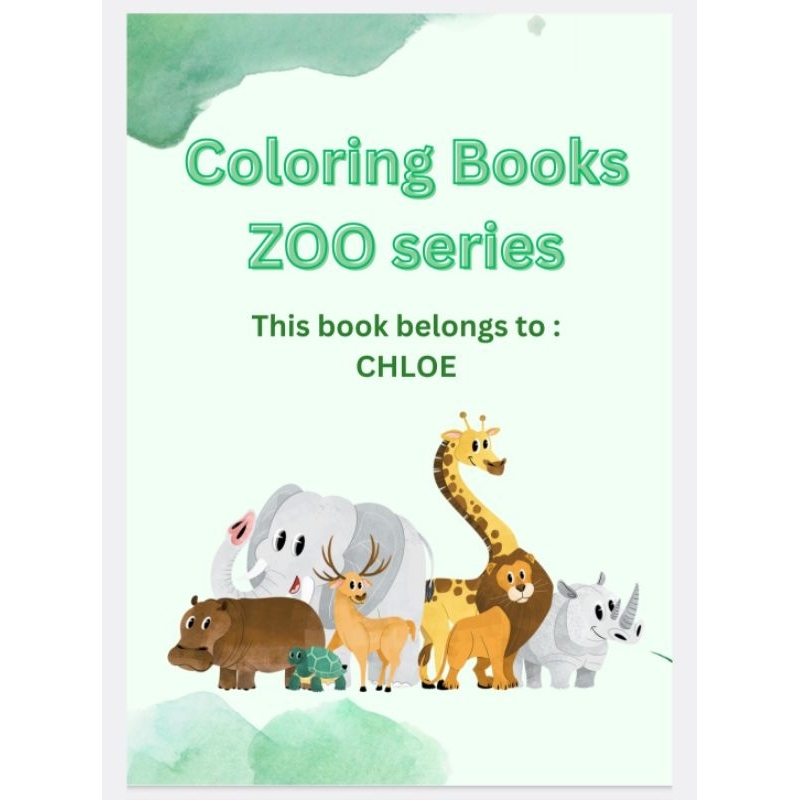 

Coloring books / kertas gambar / kertas mewarnai / buku mewarnai anak
