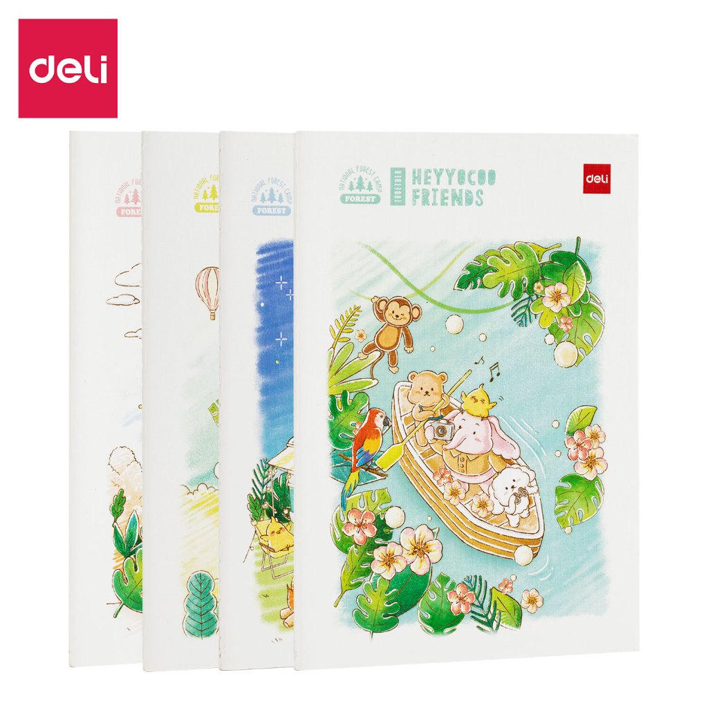 

Deli Sewing Notebook Heycoco Friends / Buku Tulis Sekolah ENA540