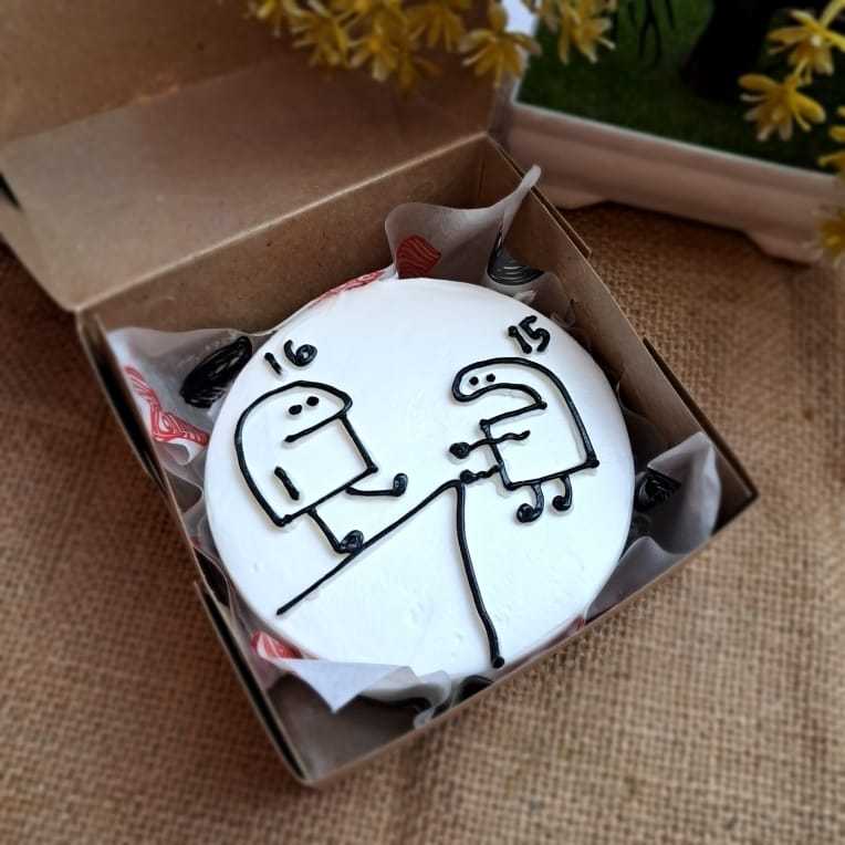 

bento cake level up /korean cake