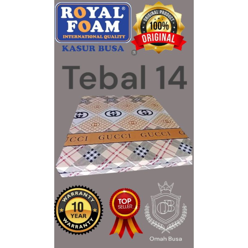 KASUR BUSA ROYAL FOAM tebal 14 cm