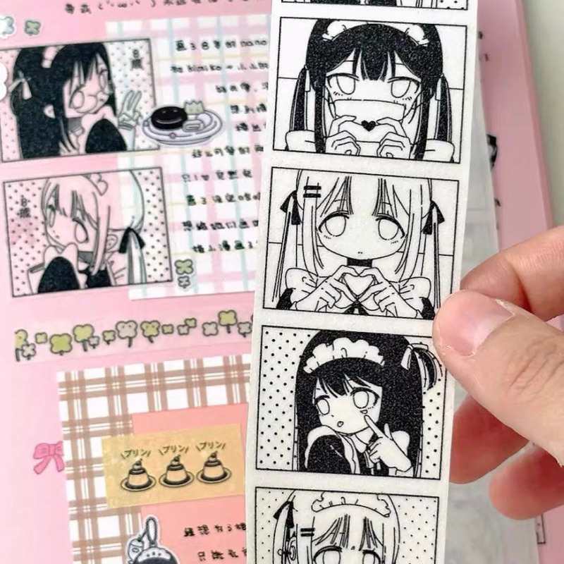 

sticker roll ecer loop 40cm deco journall stiker girl anime readystock B2035