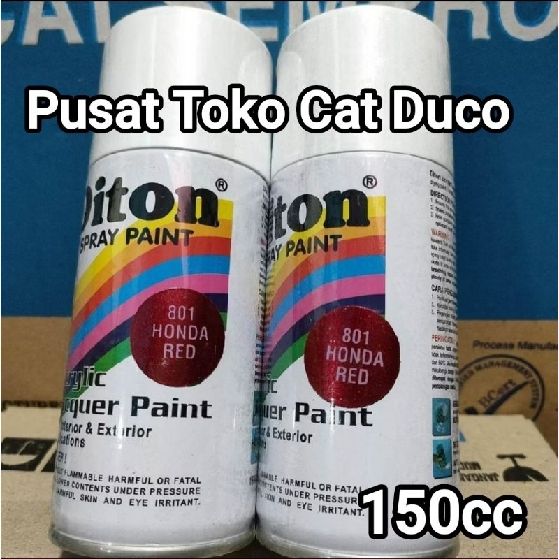 Cat Pylox Diton Honda Red 801 150cc merah metalik red metalic