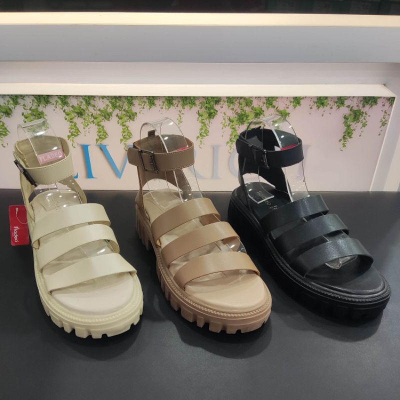FLADEO SHOES ORIGINAL❗Promo Sandal Hak Tahu Tali Wanita