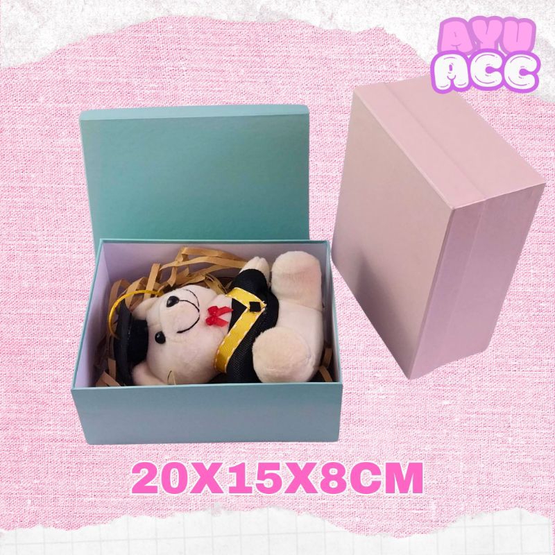 

HARDBOX / KOTAK KADO/ 20X15X8CM / KOTAK LEPAS /KOTAK HAMPERS /KOTAK KARTON