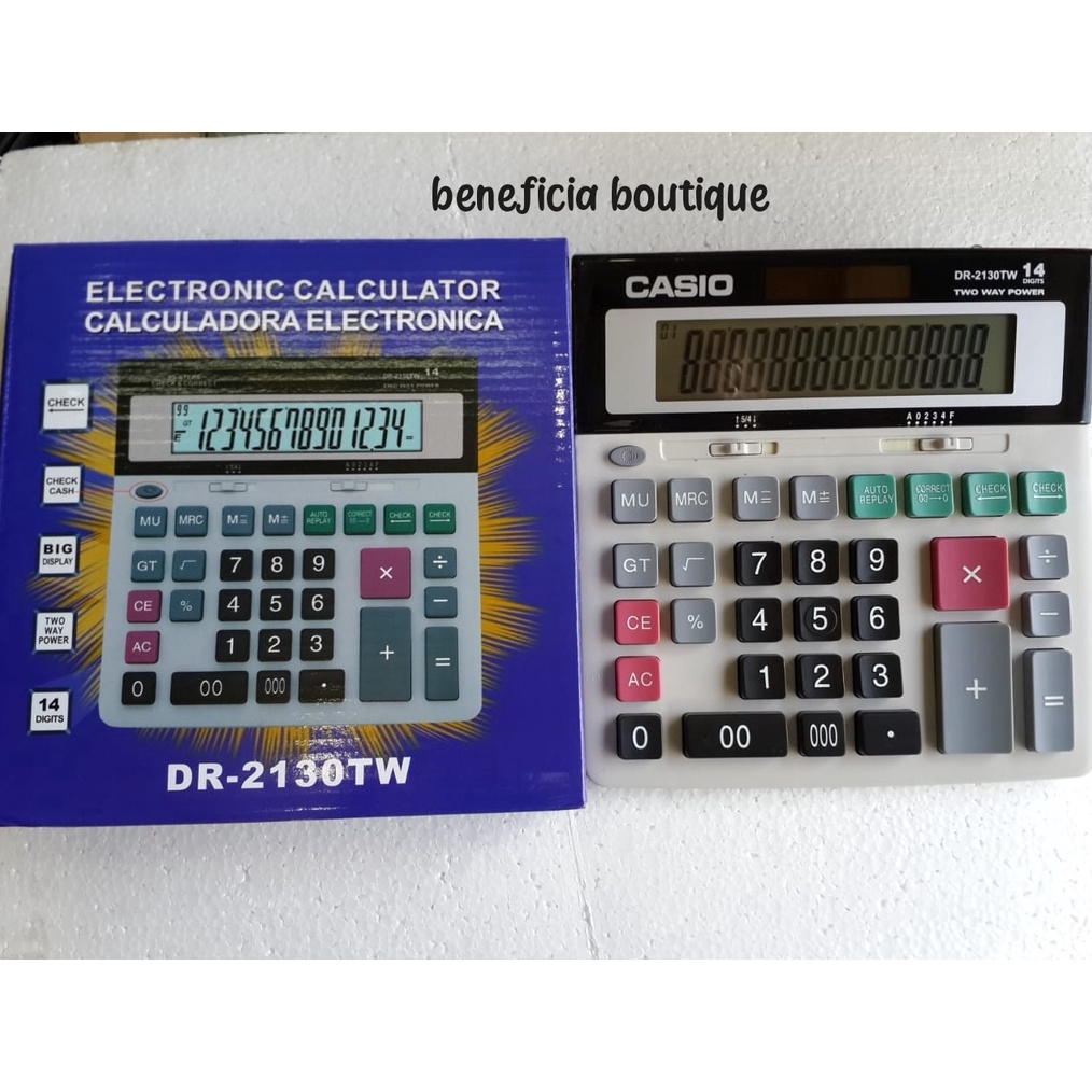 

KALKULATOR CASIO DR 213 TW 14 DIGIT x C4C5