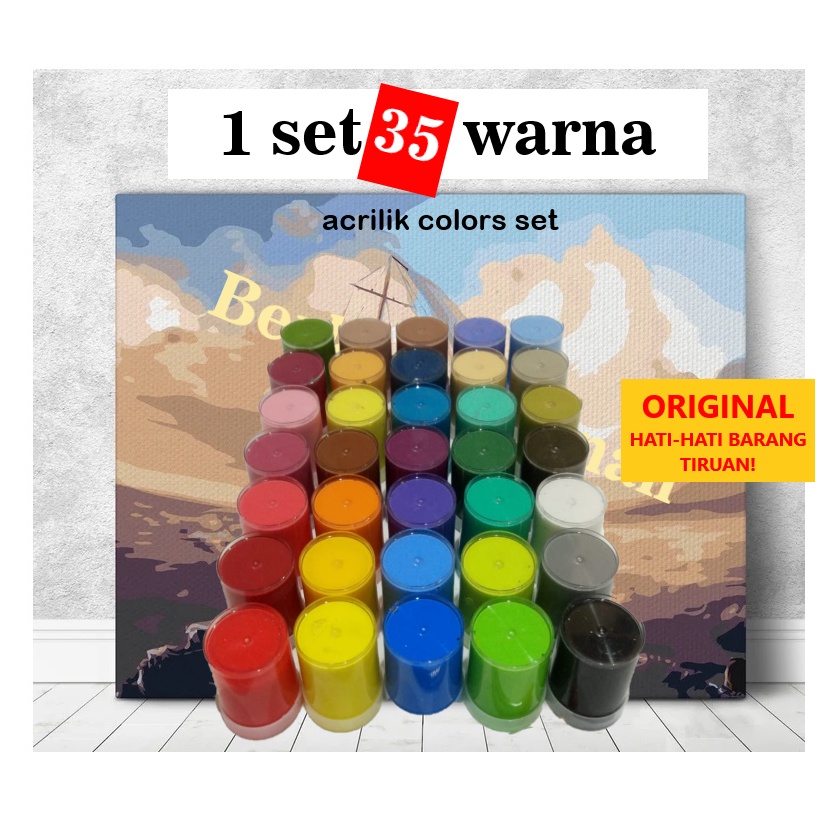 

KODE D65N 1set 35warna acrilik colors