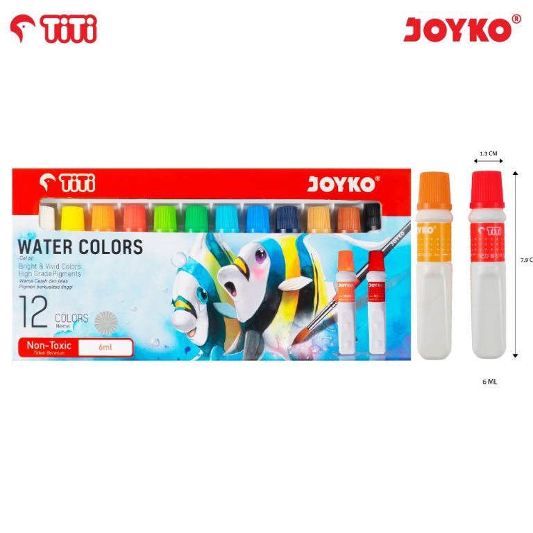 

Cat air 12 warna Water colors Joyko WAC6ML12 e D2F7