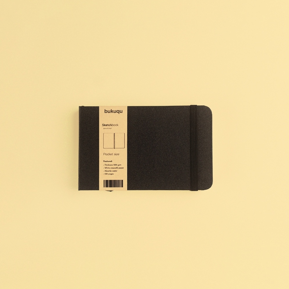 

bukuqu Sketchbook A6 2 gsm Landscape HardcoverNotebook gambar Lukis Cat Air Buku Sketsa Pocket t S2U5