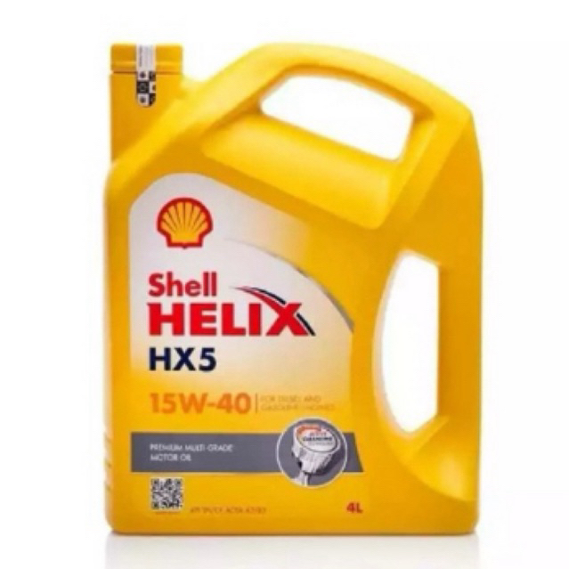 Oli Shell Helix Hx5 4 Liter Oli Mesin Motor Mobil Shell Hx 5 4000ml