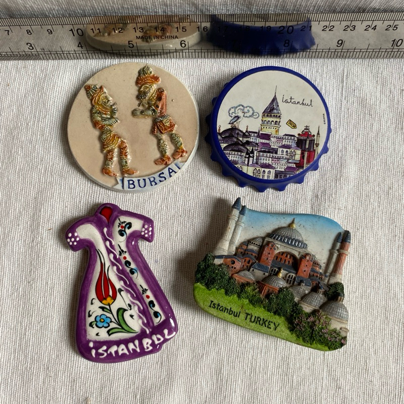 Souvenir asli Turki Turkiye Turkey 🇹🇷 Istanbul dan Bursa Magnet Kulkas